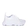 Dolce & Gabbana Chunky White Sneakers With Layered Sole In White