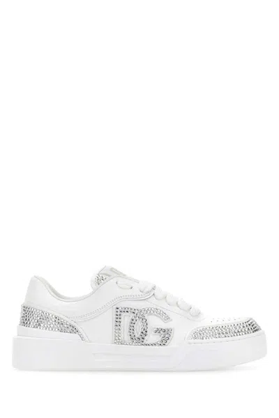 Dolce & Gabbana Dolce E Gabbana Sneakers Woman Sneakers White Size 6.5 Leather