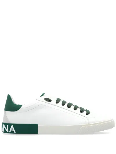 Dolce & Gabbana Portofino Sneakers In White