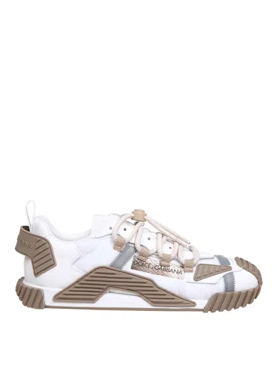 Dolce & Gabbana Ns1 Low-top Sneakers In Biancotrasparente
