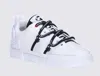 Dolce & Gabbana Dolce And Gabbana White Insert Portofino Sneakers In White