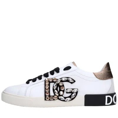 Dolce & Gabbana Sneakers White In Bianco Neutri