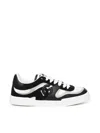 Dolce & Gabbana Round Head Low-cut Sneakers In White, Black