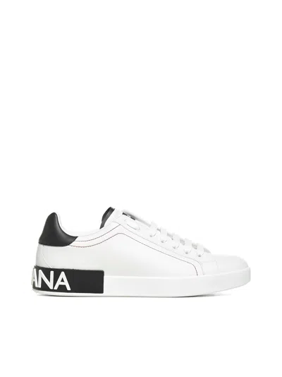 Dolce & Gabbana Sneakers In White/black
