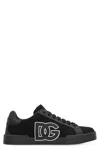Dolce & Gabbana Sneakers With A Logo Patch In Black