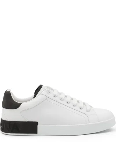 DOLCE & GABBANA DOLCE & GABBANA SNEAKERS WITH LEATHER INSERTS