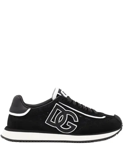 DOLCE & GABBANA DOLCE & GABBANA SNEAKERS WITH LOGO APPLICATION