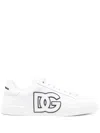 Dolce & Gabbana Canvas Sneakers With Round Toe And Rubber Sole In White