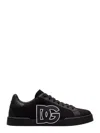 Dolce & Gabbana Sneakers With A Logo Patch In Black