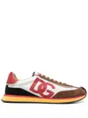 Dolce & Gabbana Mesh And Suede Dg Cushion Sneakers