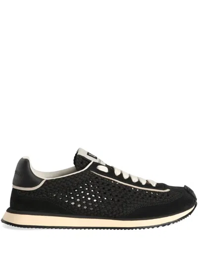 DOLCE & GABBANA SNEAKERS WITH WOVEN DESIGN