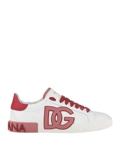 Dolce & Gabbana Snk Woman Sneakers White Size 7 Calfskin
