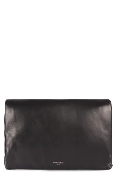 Dolce & Gabbana Soave Leather Crossbody Bag