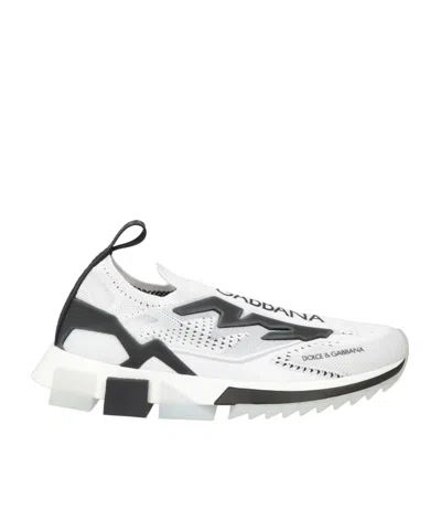 Dolce & Gabbana Sock Sneakers In White