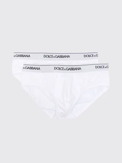 Dolce & Gabbana Socks  Men Color White
