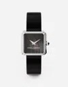 Dolce & Gabbana Sofia Steel Watch With Colorless Diamonds Black Female Onesize In Black
