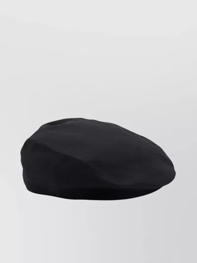 Dolce & Gabbana Soft Fabric Curved Brim Hat In Black