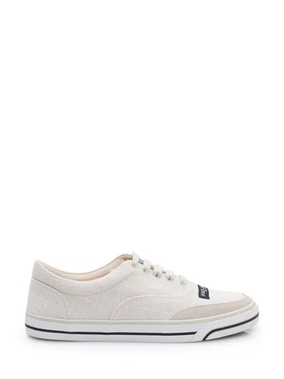 Dolce & Gabbana Soft Fabric Low-top Sneakers In Gold