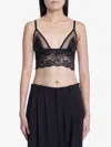 Dolce & Gabbana Lace Longline Bralette In Black