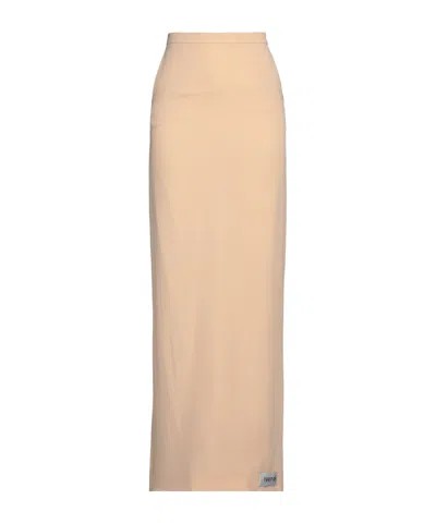 Dolce & Gabbana Solid Color A-line Skirt In Brown