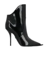 Dolce & Gabbana Solid Color Ankle Boots In Black
