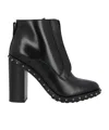 Dolce & Gabbana Solid Color Ankle Boots In Red
