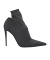 Dolce & Gabbana Solid Color Ankle Boots In Gray