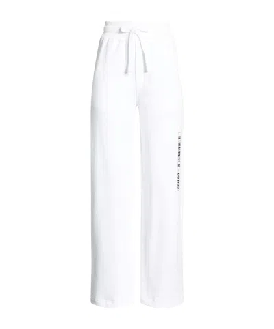 Dolce & Gabbana Solid Color Casual Trousers In White