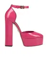 Dolce & Gabbana Solid Color Courts In Pink