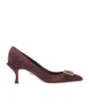 Dolce & Gabbana Solid Color Courts In Red