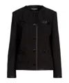 Dolce & Gabbana Solid Color Jackets In Black