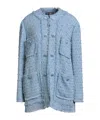 Dolce & Gabbana Solid Color Jackets In Blue