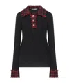 Dolce & Gabbana Solid Color Jumpers In Black