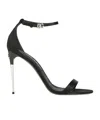 Dolce & Gabbana Solid Color Sandals In Black