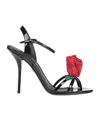 Dolce & Gabbana Solid Color Sandals In Black