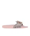 Dolce & Gabbana Solid Color Sandals In White