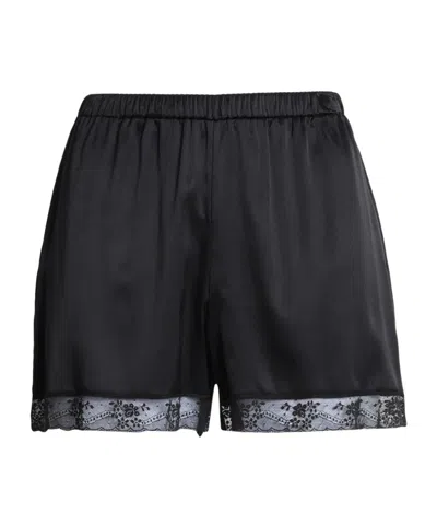 Dolce & Gabbana Solid Color Sleepwear In Black