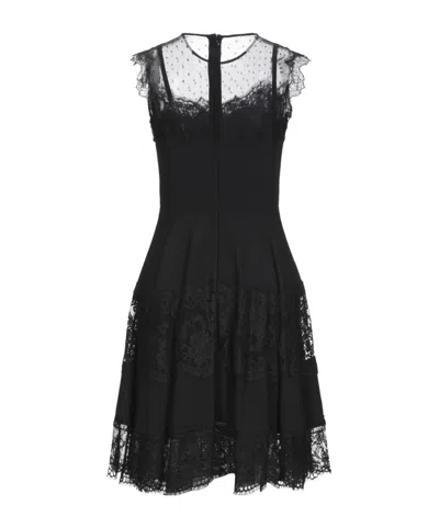 Dolce & Gabbana Solid Color Sleeveless Dress In Black