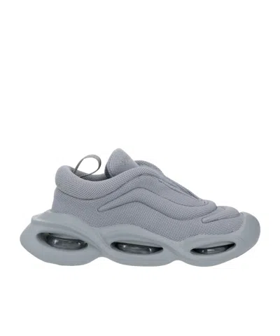 Dolce & Gabbana Solid Color Sneakers In Gray