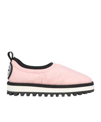 Dolce & Gabbana Solid Color Sneakers In Pink