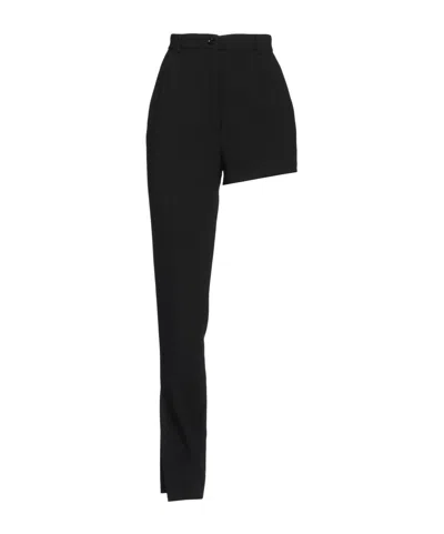 Dolce & Gabbana Solid Color Suit Pants In Black