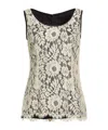 Dolce & Gabbana Solid Color Tops In Off White