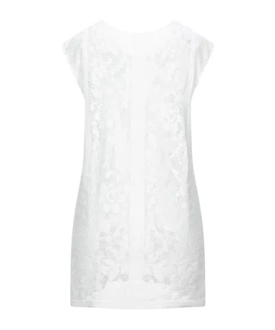 Dolce & Gabbana Solid Color Tops In White