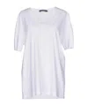 Dolce & Gabbana Solid Color T-shirts In White
