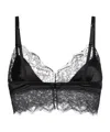 Dolce & Gabbana Solid Colour Bras In Black