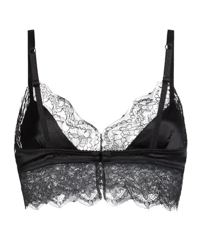 Dolce & Gabbana Solid Colour Bras In Black