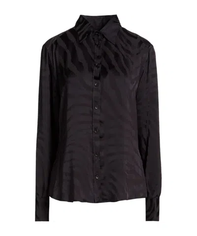 Dolce & Gabbana Solid Colour Shirts In Black
