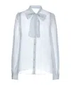 Dolce & Gabbana Solid Colour Shirts  Blouses In White