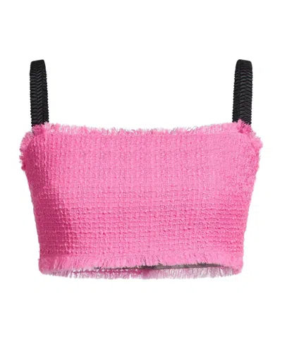 Dolce & Gabbana Solid Colour Tops In Pink