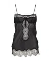 Dolce & Gabbana Solid Colour Undershirts In Black